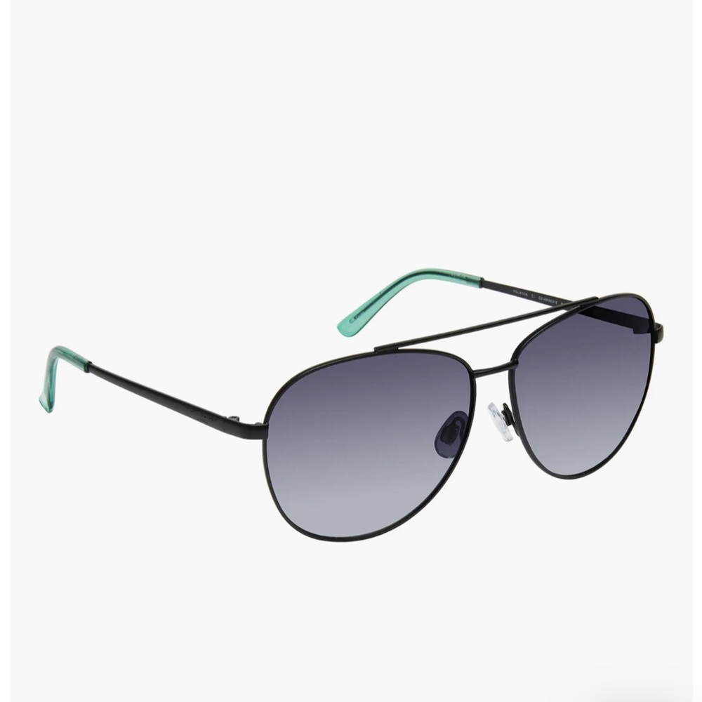 Kurt Geiger Black smoke and crystal green sunglasses 
61 mm lens